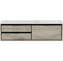 Skrinka pod umývadlo s dvomi zásuvkami a umývadlom