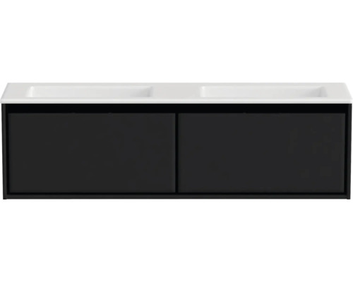 Skrinka pod umývadlo s dvoma umývadlami