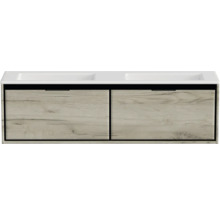 Skrinka pod umývadlo s dvomi zásuvkami a dvojitým umývadlom