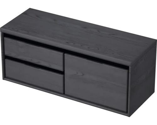 Závesná skrinka pod umývadlo s dvomi zásuvkami