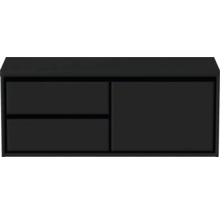 Závesná skrinka pod umývadlo s dvomi zásuvkami a jednými dvierkami