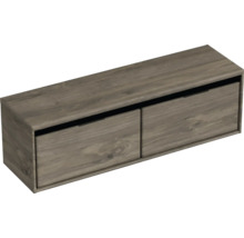 Závesná skrinka pod umývadlo s dvoma zásuvkami