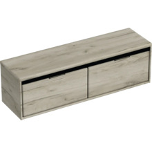 Závesná skrinka pod umývadlo s dvomi zásuvkami