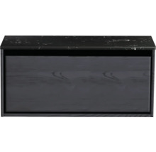 Spodná skrinka s pracovnou doskou vo vzhľade kameňa do kúpeľne