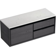 Skrinka pod umývadlo s dvomi zásuvkami a odkladacou plochou