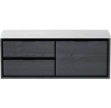 Skrinka pod umývadlo s dvomi zásuvkami a jednými dvierkami pod umývadlovou doskou