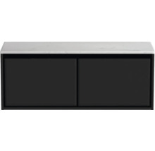 Skrinka pod umývadlo s dvomi dvierkami a pracovnou doskou