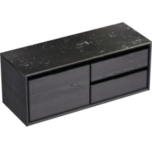 Skrinka pod umývadlo s dvoma zásuvkami a úložným priestorom