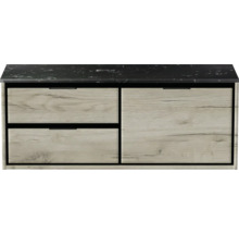 Skrinka pod umývadlo s dvomi zásuvkami a odkladacou plochou