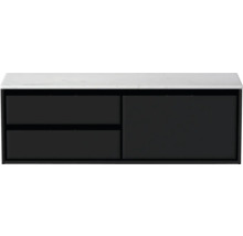 Skrinka pod umývadlo s dvomi zásuvkami a jednými dvierkami