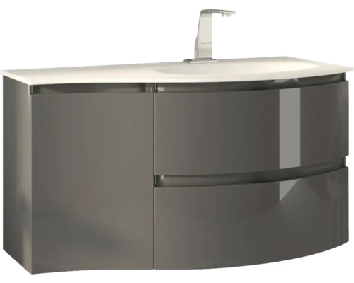 Skrinka pod umývadlo s umývadlom a vodovodnou batériou do kúpeľne