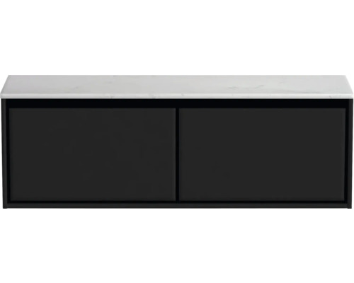 Skrinka pod umývadlo s dvomi dvierkami a doskou umývadla