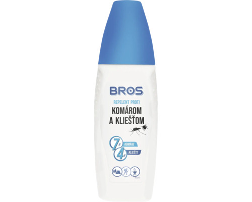 Repelent proti komárom a kliešťom BROS rozprašovač 100 ml Sprej proti komárom Bros na ochranu proti komárom a kliešťom