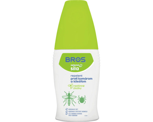 Repelent proti komárom a kliešťom BROS Zelená sila 50 ml Bros sprej proti komárom na ochranu proti komárom a kliešťom