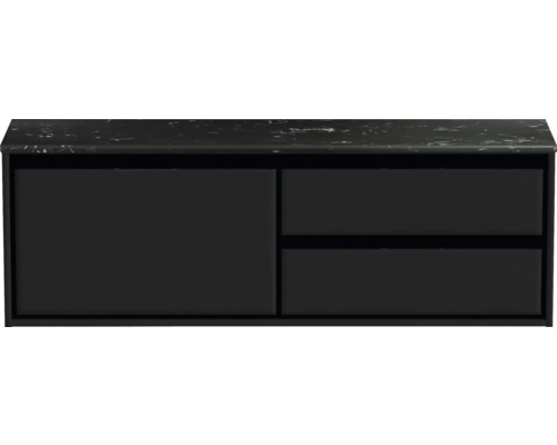 Skrinka pod umývadlo s dvoma zásuvkami a jednou dvierkami