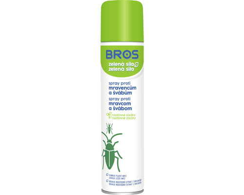 Prípravok proti mravcom a švábom BROS Zelená sila sprej 300 ml