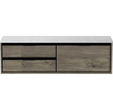 Skrinka pod umývadlo s tromi zásuvkami a umývadlovou doskou