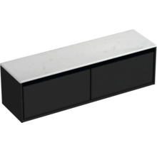 Skrinka pod umývadlo s dvomi zásuvkami a policou