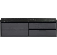 Skrinka pod umývadlo s dvomi zásuvkami a jednými dvierkami