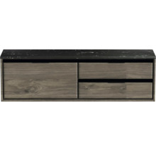 Skrinka pod umývadlo so zásuvkami a policou