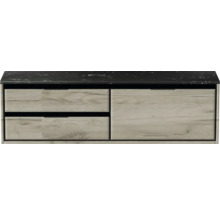 Skrinka pod umývadlo s dvoma zásuvkami a odkladacou plochou