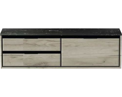 Skrinka pod umývadlo s dvoma zásuvkami a odkladacou plochou