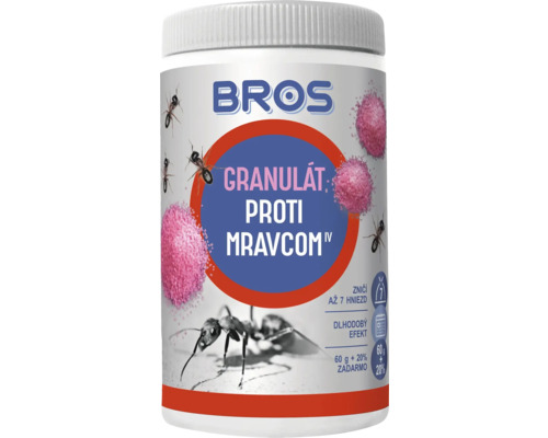 Granulát proti mravcom BROS 60 g + 12 g