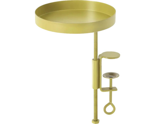 Príchytný stolík z kovu