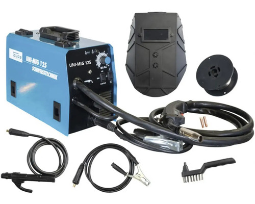 Súprava zváračky Güde so zváračskou kuklou, cievkou drôtu a príslušenstvom