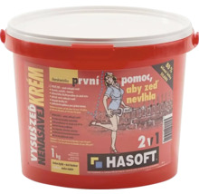 Vedro s krémom na vysušovanie muriva, jeden kilogram, logo Hasoft