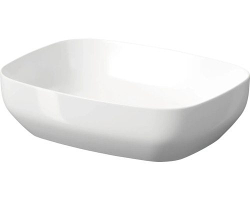 Umývadlo na dosku Cersanit LARGA sanitárna keramika biela 50 x 38,5 CCWT1000810770