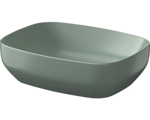 Umývadlo na dosku Cersanit Larga sanitárna keramika zelená 50x38,5 cm CCWT1001586401