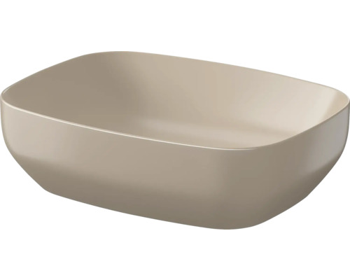 Umývadlo na dosku Cersanit LARGA sanitárna keramika hnedá 50 x 38,5 CCWT1001566401