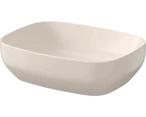 Umývadlo na dosku Cersanit LARGA sanitárna keramika béžová 50 x 38,5 CCWT1001556401