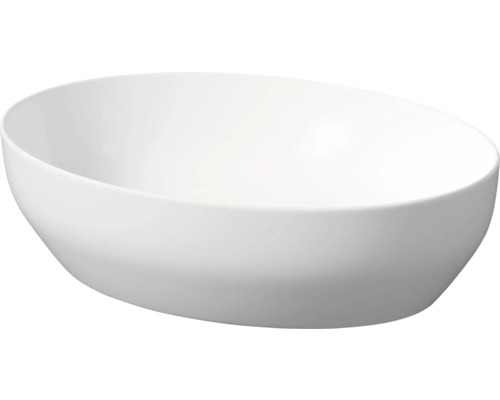 Umývadlo na dosku Cersanit Larga sanitárna keramika biela 50,5x38,5 cm CCWT1000746401