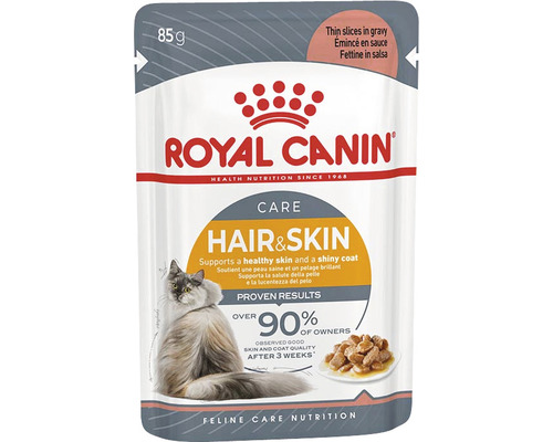 Kapsička pre mačky ROYAL CANIN Canin Hair & Skin Care kúsky v šťave 85 g