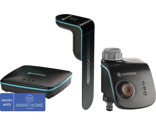 Riadenie zavlažovania Gardena Smart set vr. počítača a senzora kompatibilné so SMART HOME by Hornbach Riadenie zavlažovania Gardena Smart set vr. počítača a senzora kompatibilné so SMART HOME by Hornbach