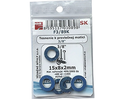 Tesnenie pre prevlečnú maticu, 3/8 palca