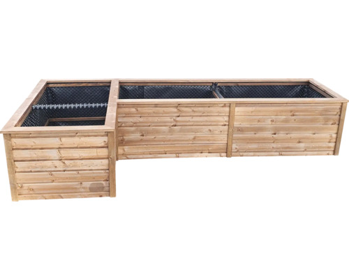 Drevený vyvýšený záhon do záhrady