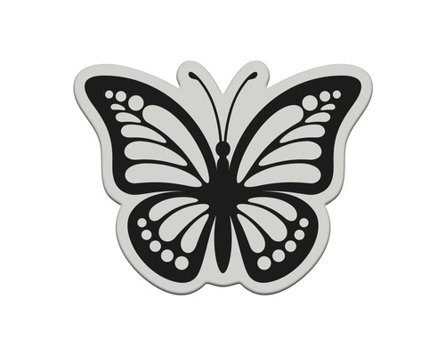 Samolepka mini 3d motýľ 8x9 cm