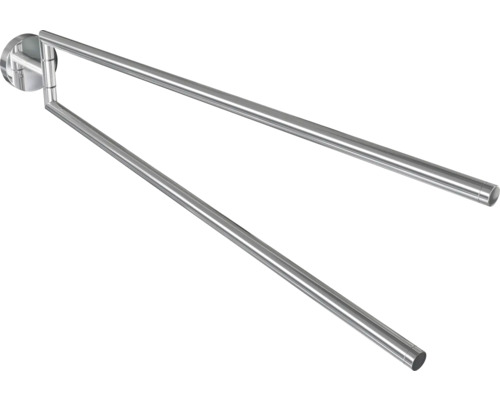 Otočný držiak na uteráky s dvoma ramenami do kúpeľne