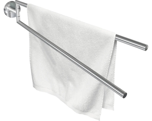 Otočný držiak na uteráky z kovu s uterákom