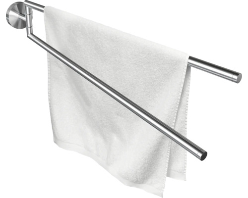 Kovový držiak na uteráky s uterákom