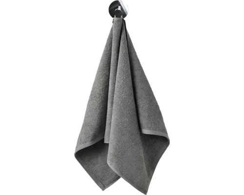 Sivý bavlnený uterák pre hostí na háku