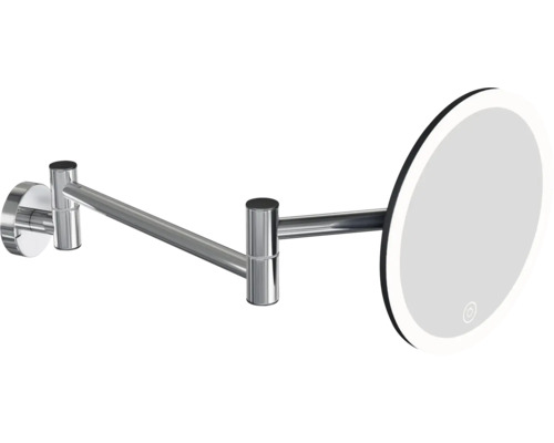 Nastaviteľné nástenné zrkadlo s osvetlením do kúpeľne