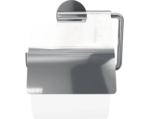 Kovový držiak toaletného papiera s klapkou