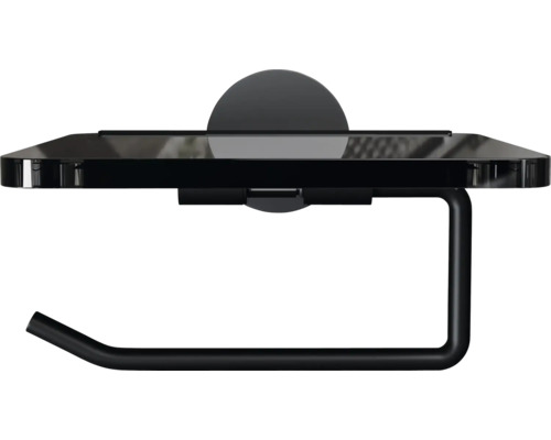 Držiak toaletného papiera s poličkou