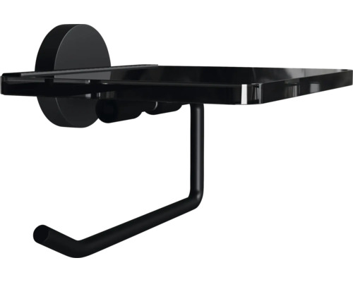 Držiak toaletného papiera s poličkou