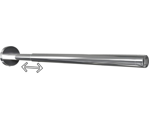 Rozšíriteľná sprchová tyč z kovu