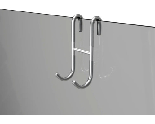 Nerezový záves do sprchovacieho kúta na pripevnenie k sprchovaciemu kútu